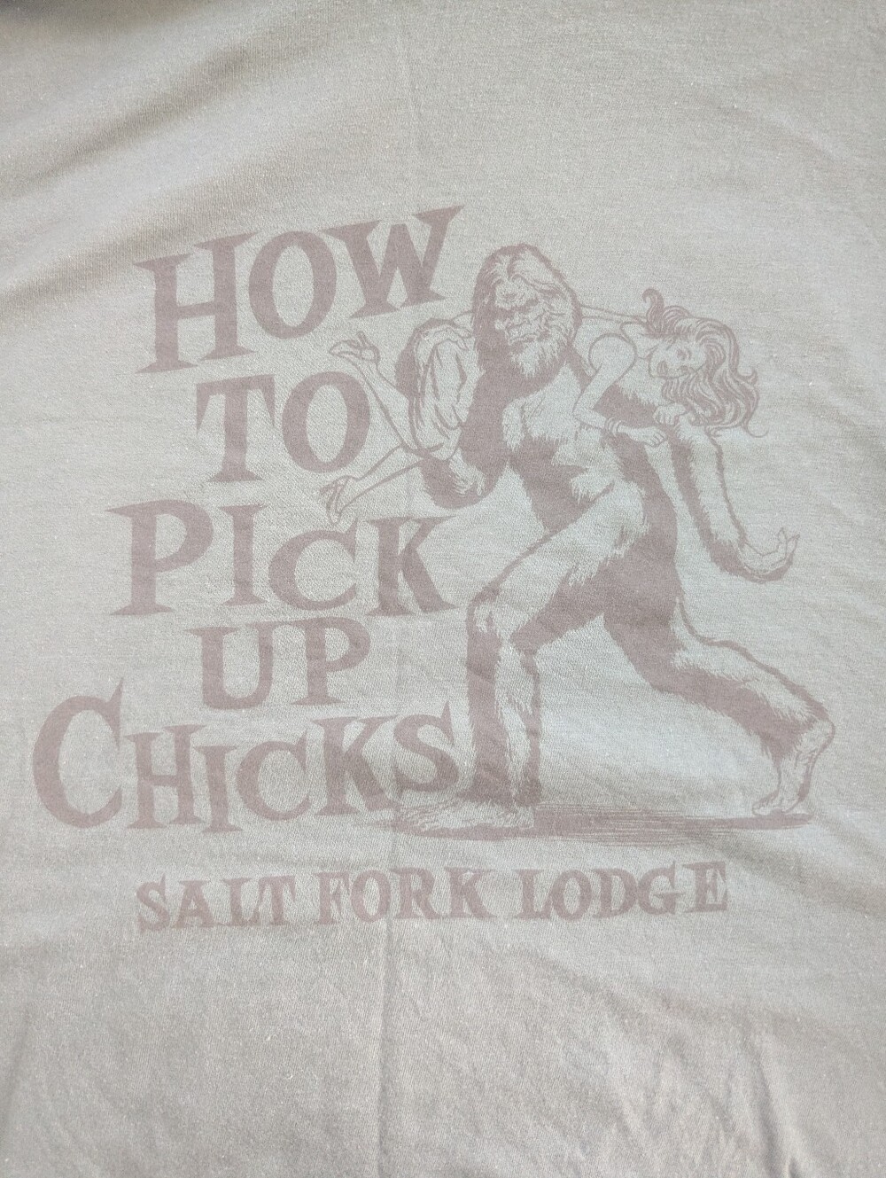 Graphic Tee Big Foot Size XL
